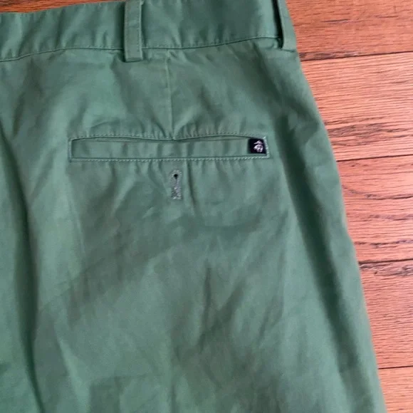 Brooks Brothers 346 Green Khakis 35 32 - Picture 3 of 4